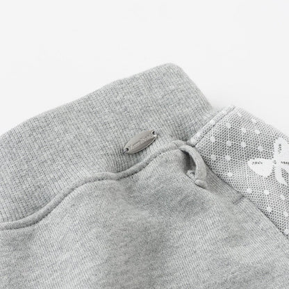 帶荷葉邊加絨保暖褲