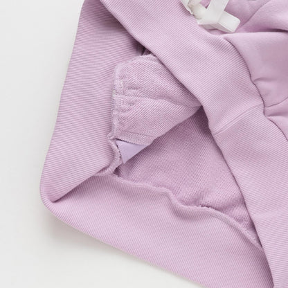 蕾絲拼接水鑽標誌衛衣