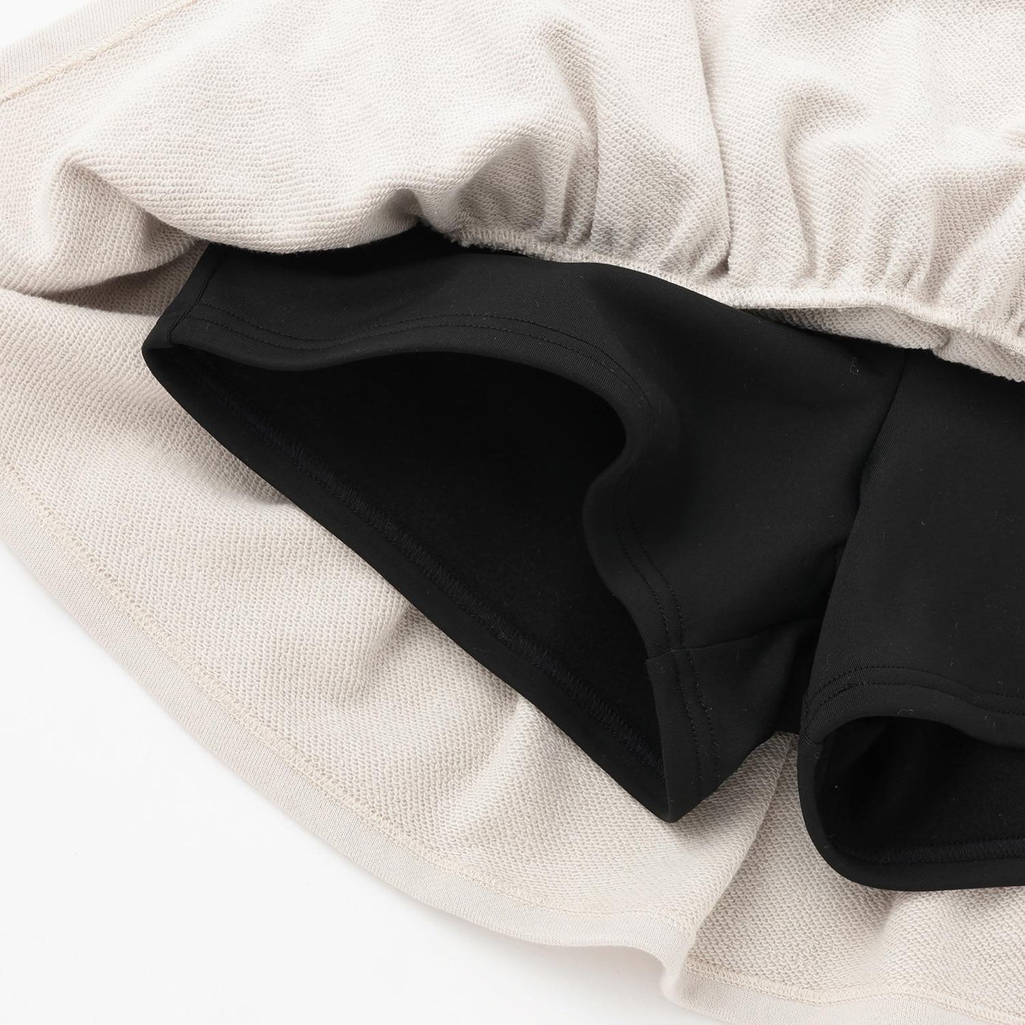 運動風拉鍊連帽衛衣&裙褲套裝