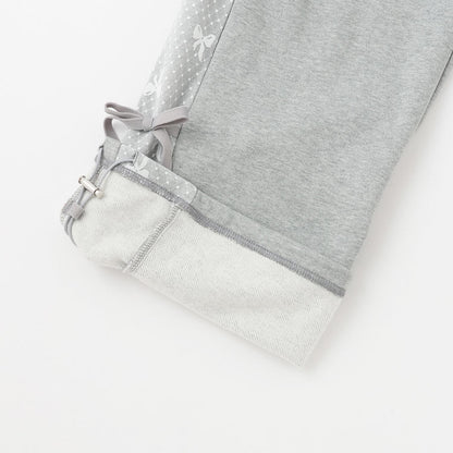 帶荷葉邊加絨保暖褲