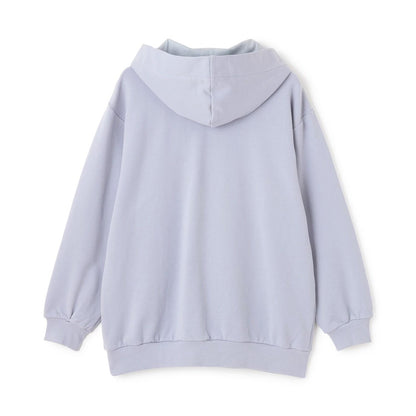 配飾領帶連帽寬鬆衛衣