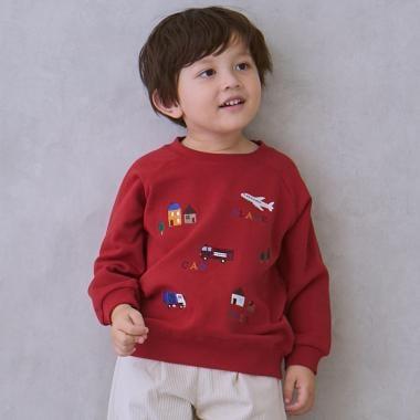 工程車輛刺繡衛衣