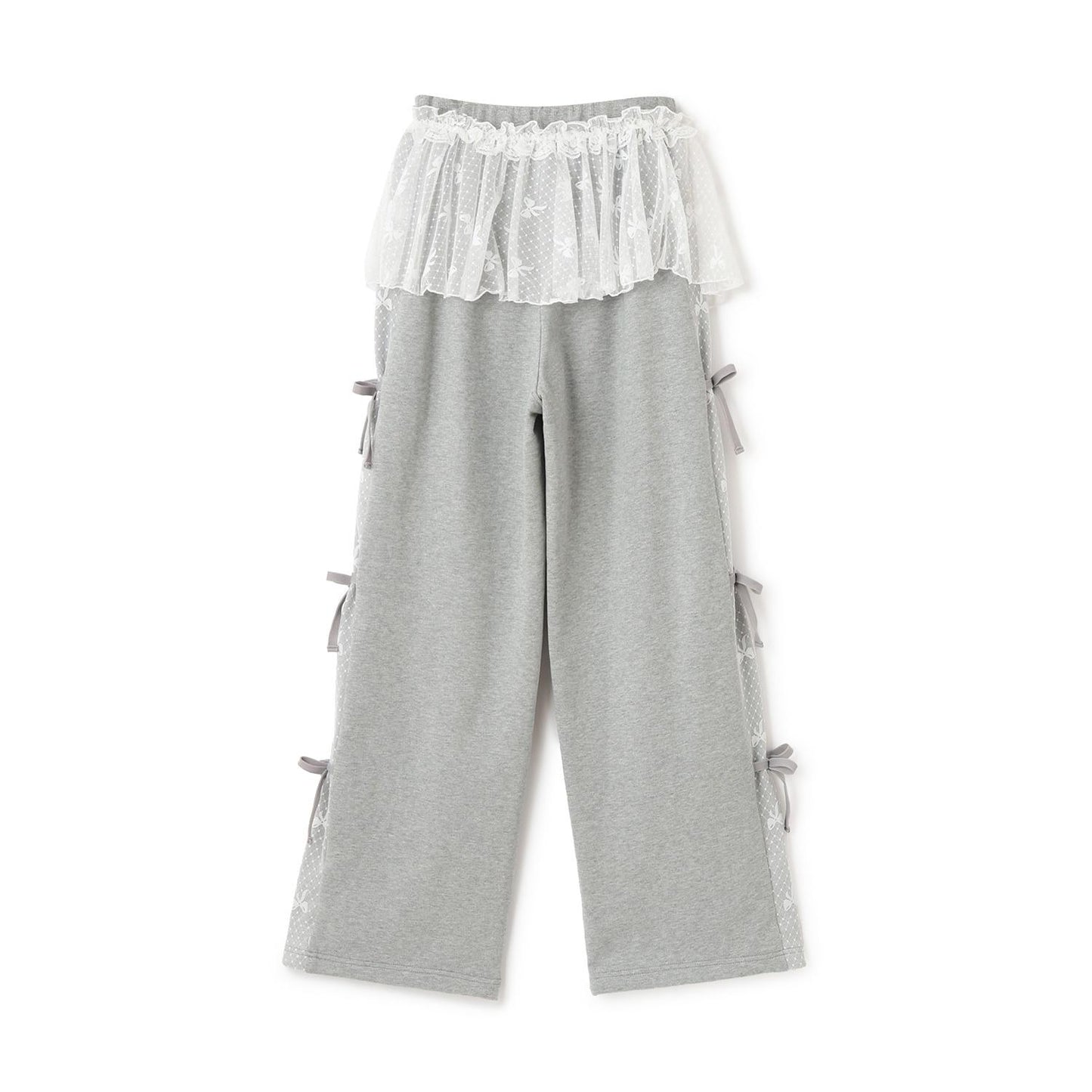 帶荷葉邊加絨保暖褲