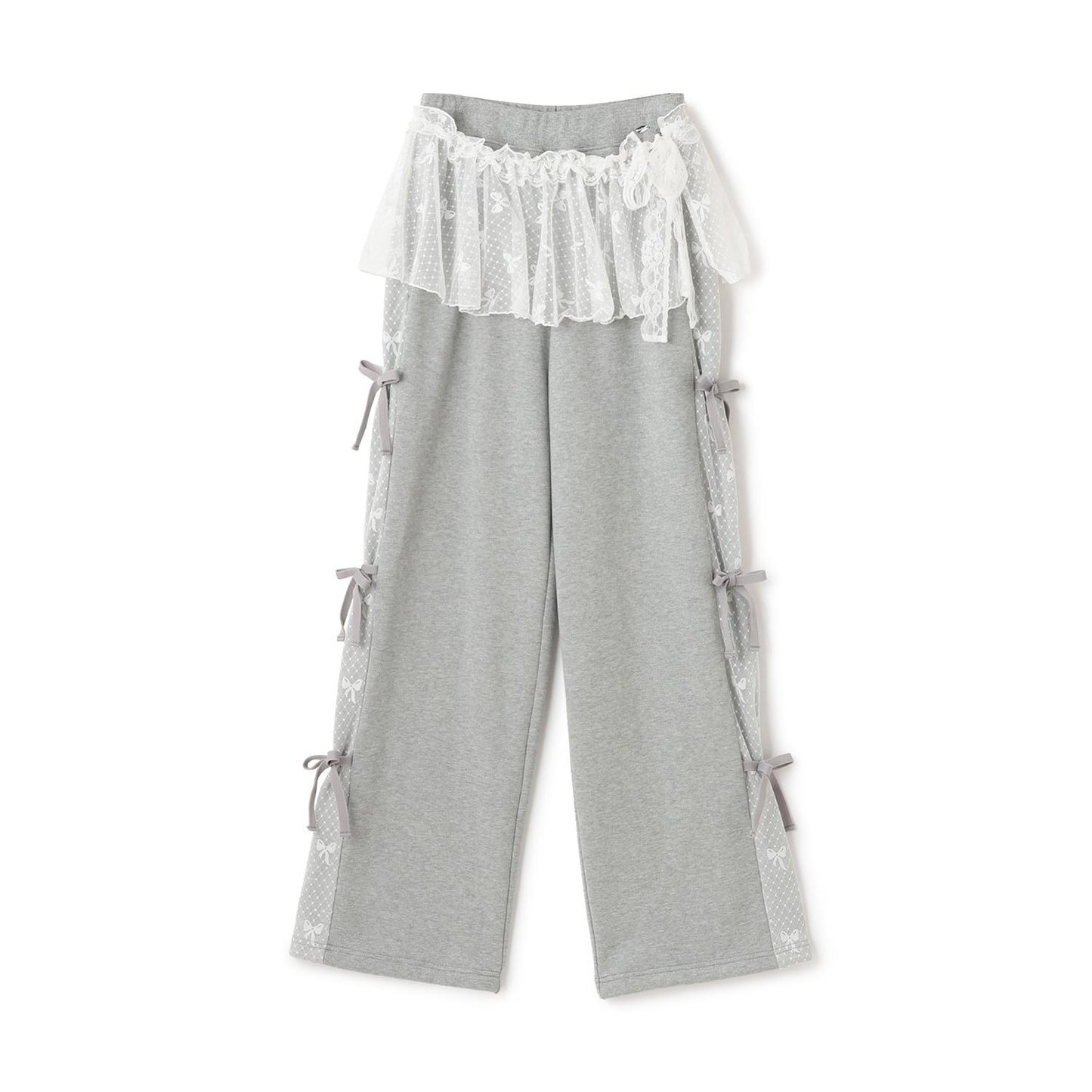 帶荷葉邊加絨保暖褲