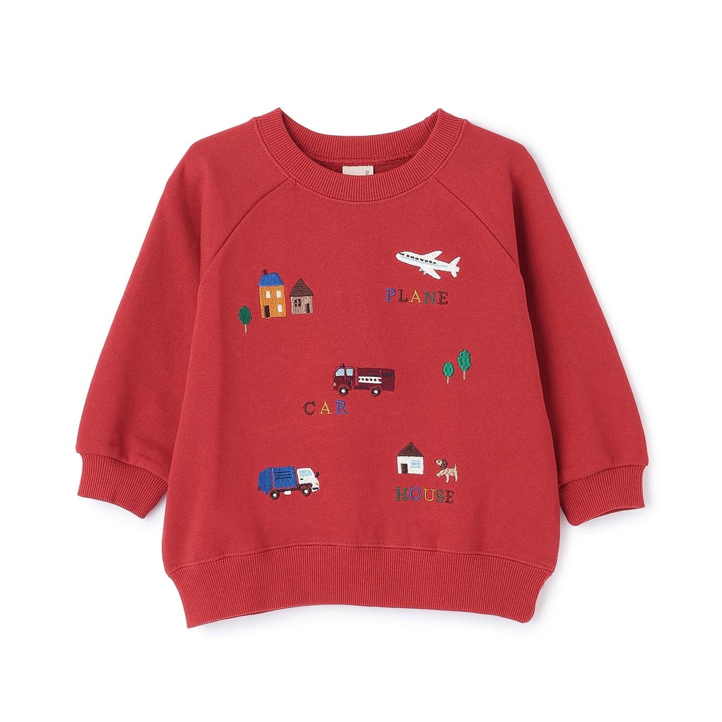 工程車輛刺繡衛衣