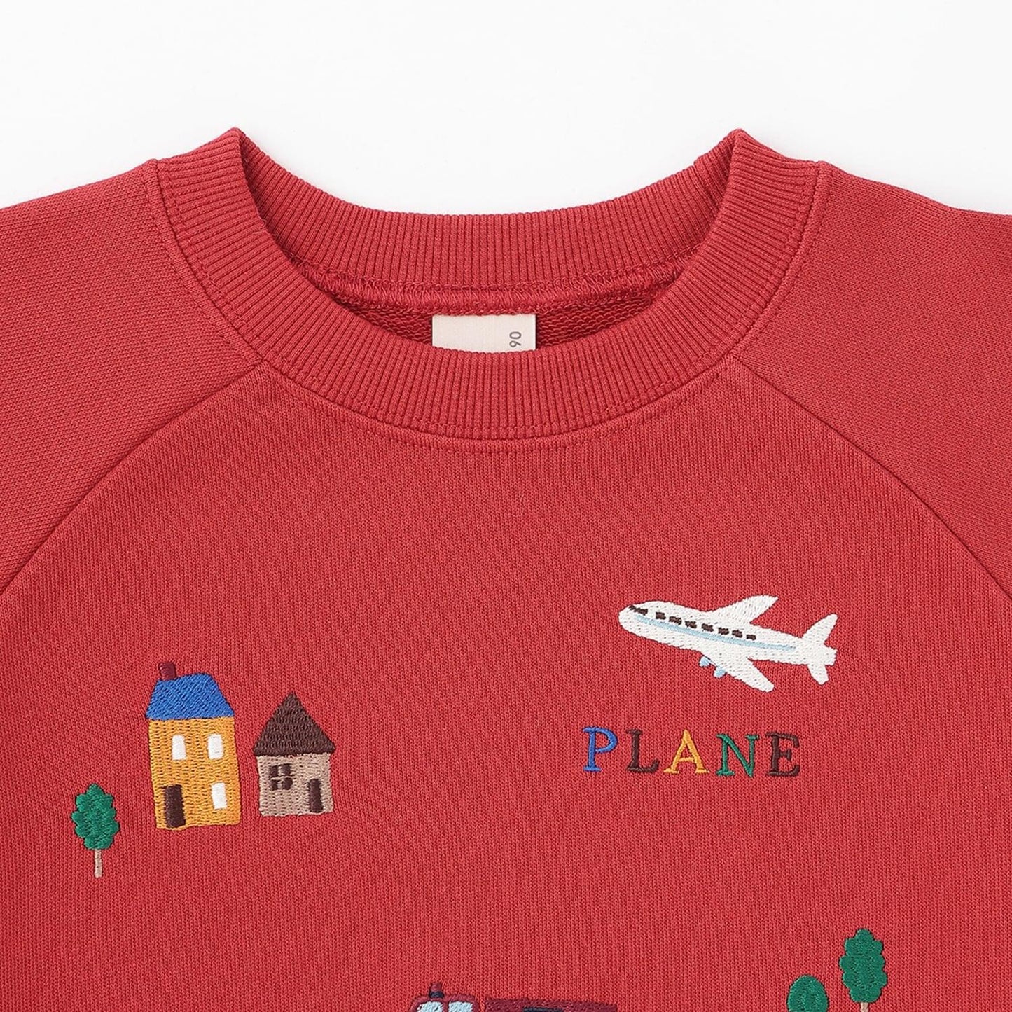 工程車輛刺繡衛衣