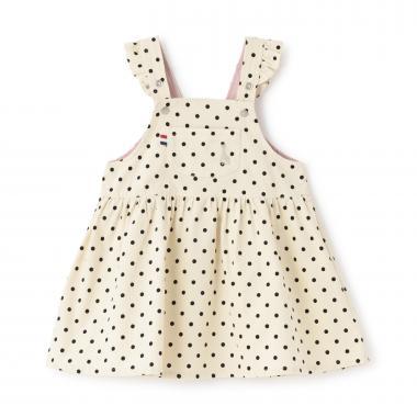 波點連衣裙揹帶裙【日本製造】
