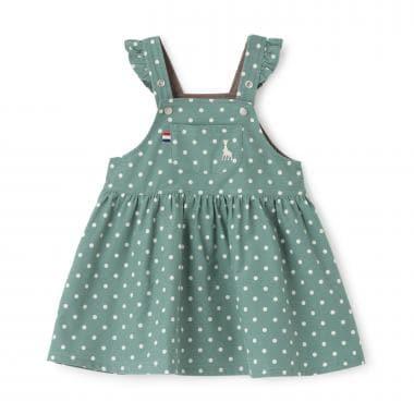 波點連衣裙揹帶裙【日本製造】