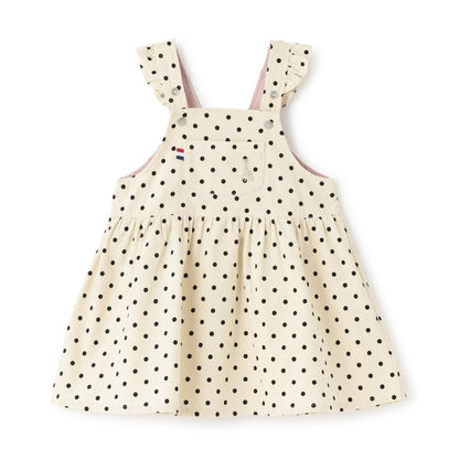 波點連衣裙揹帶裙【日本製造】