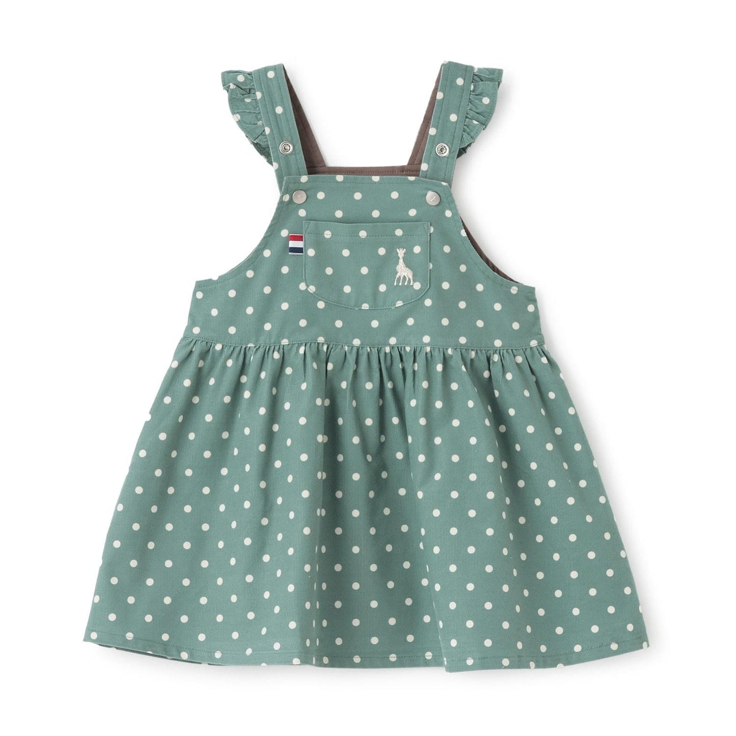 波點連衣裙揹帶裙【日本製造】