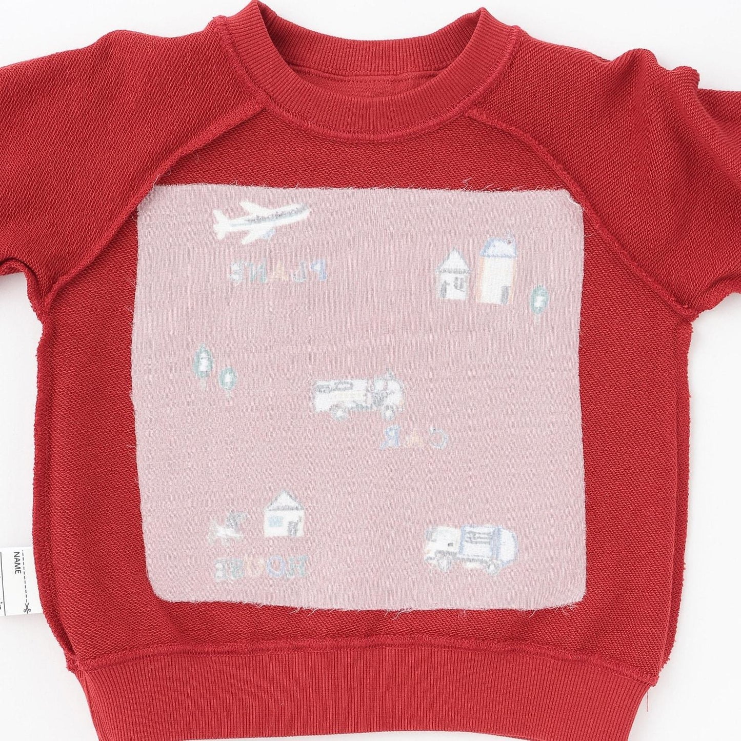 工程車輛刺繡衛衣