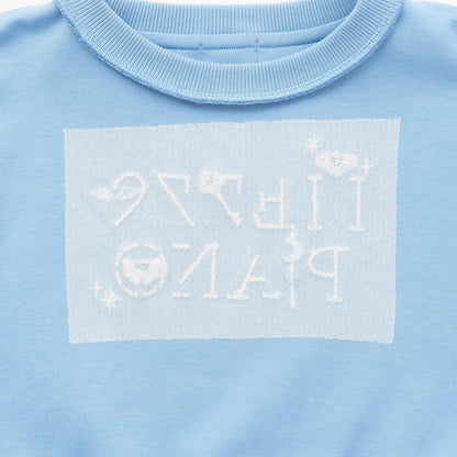 水鑽標誌衛衣&下襬網紗T恤套裝