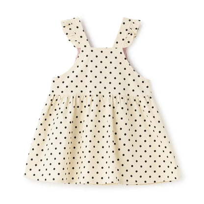波點連衣裙揹帶裙【日本製造】