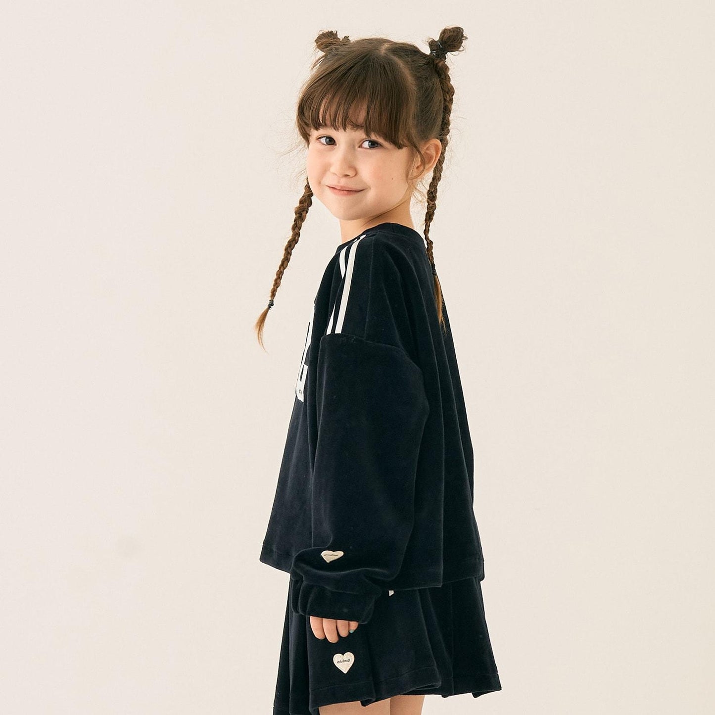 短款天鵝絨衛衣