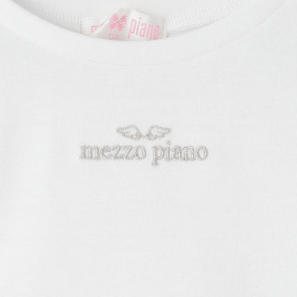 水鑽標誌衛衣&下襬網紗T恤套裝