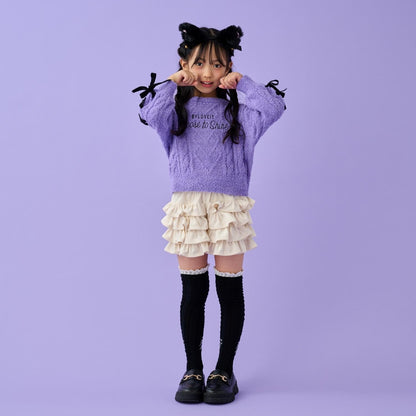 蝴蝶結毛線針織衫