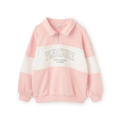 【milky coast】加絨半拉鍊衛衣