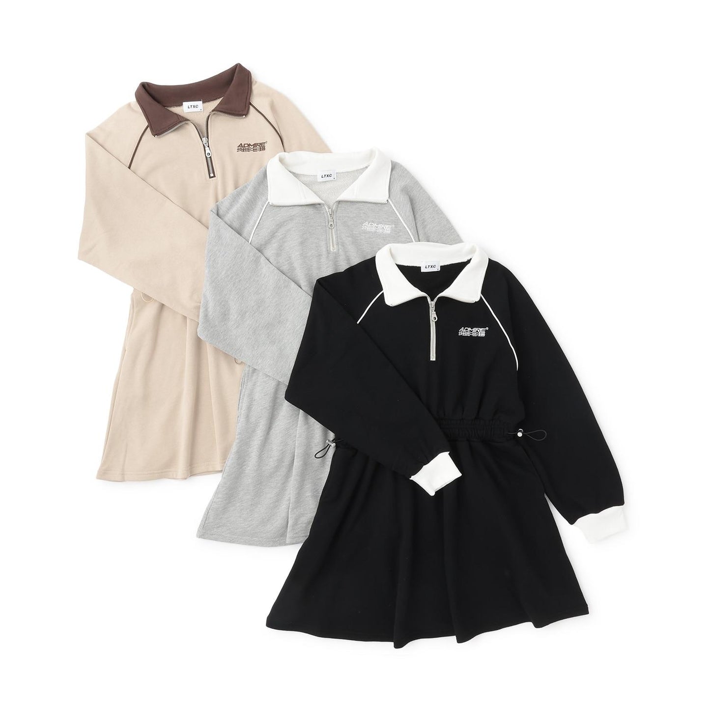 長袖運動連衣裙