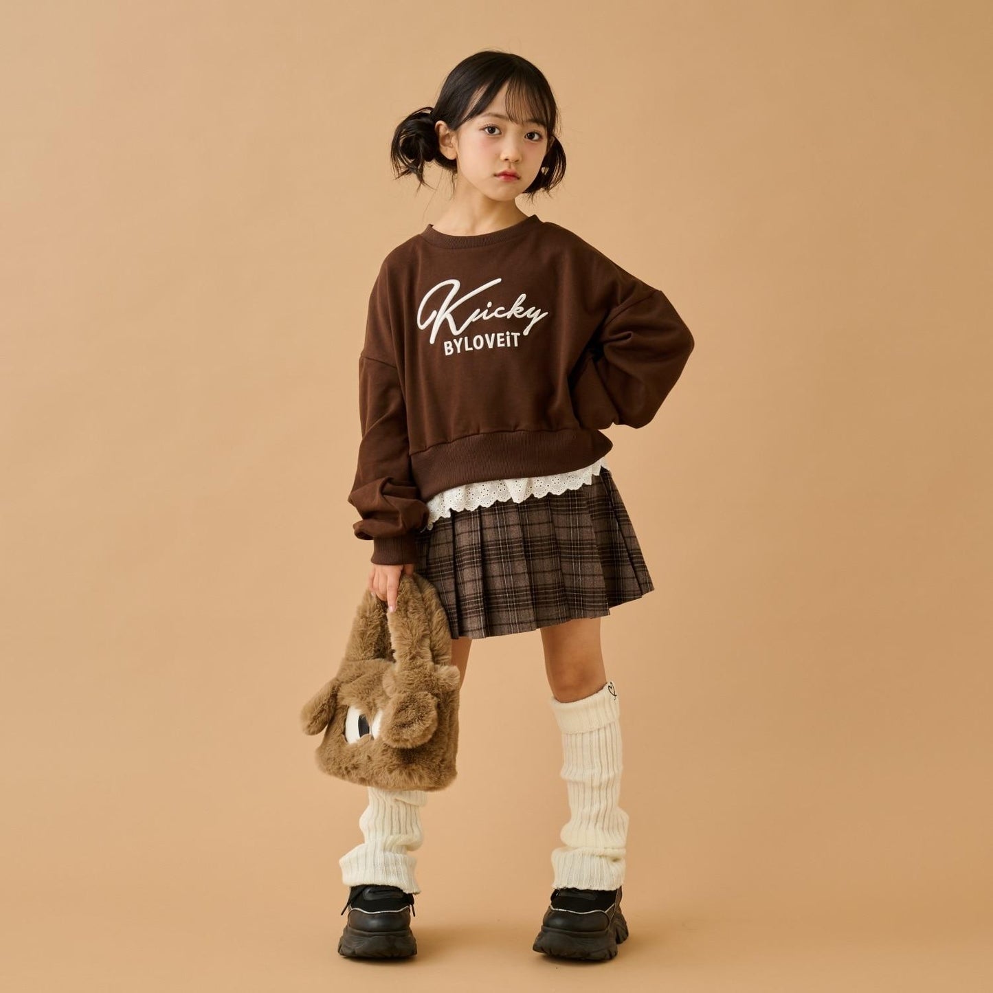 下襬蕾絲套頭衫