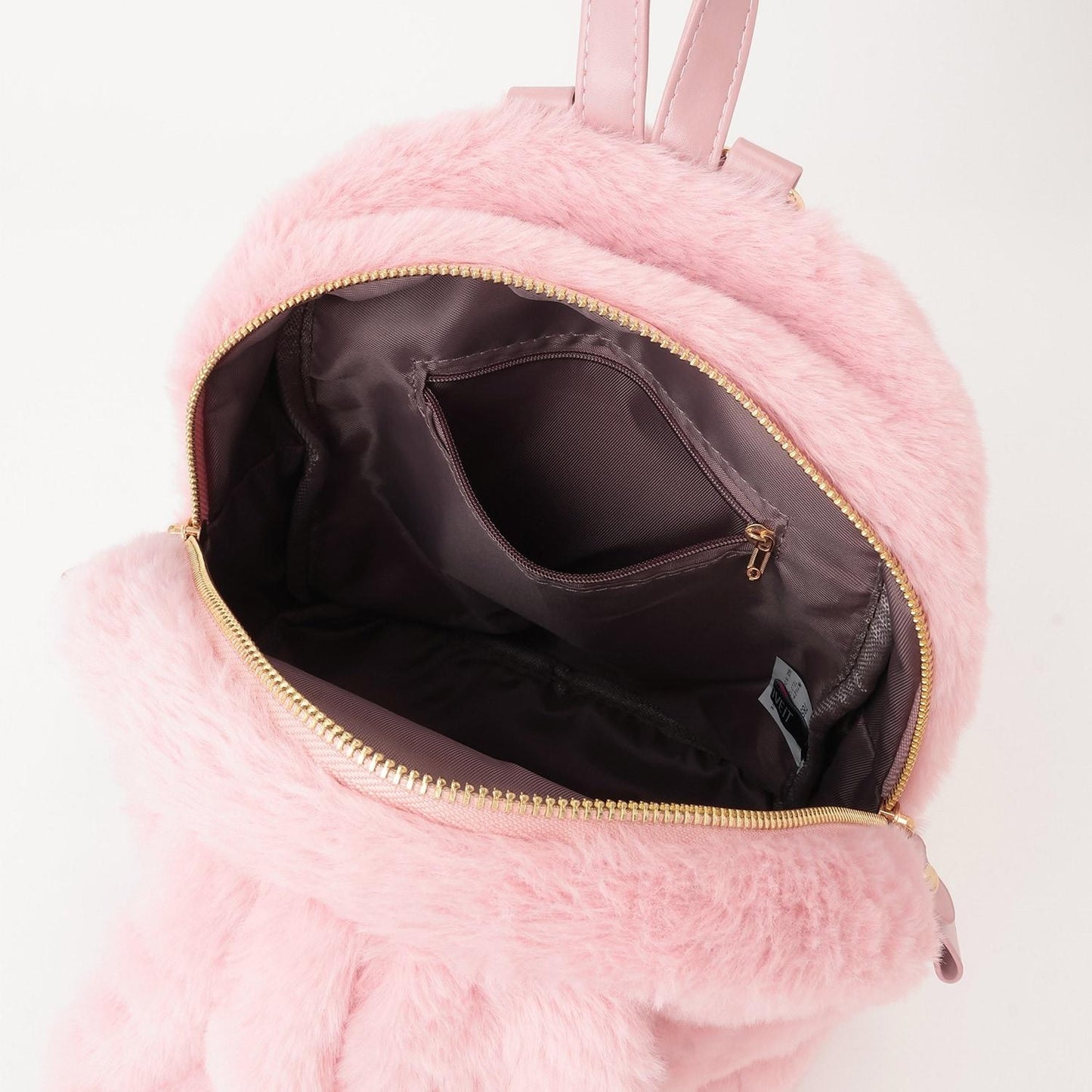 兔耳朵毛絨雙肩包