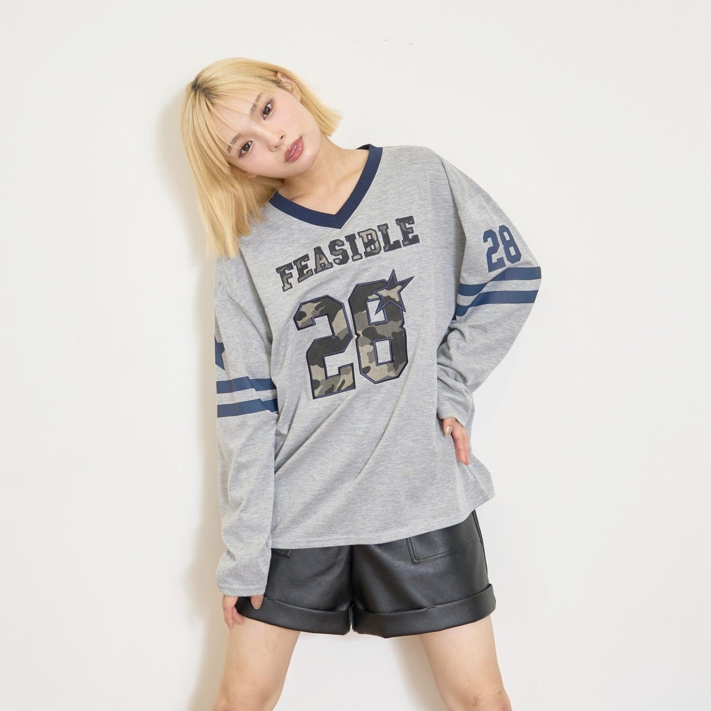 【LTXC】仿皮短褲