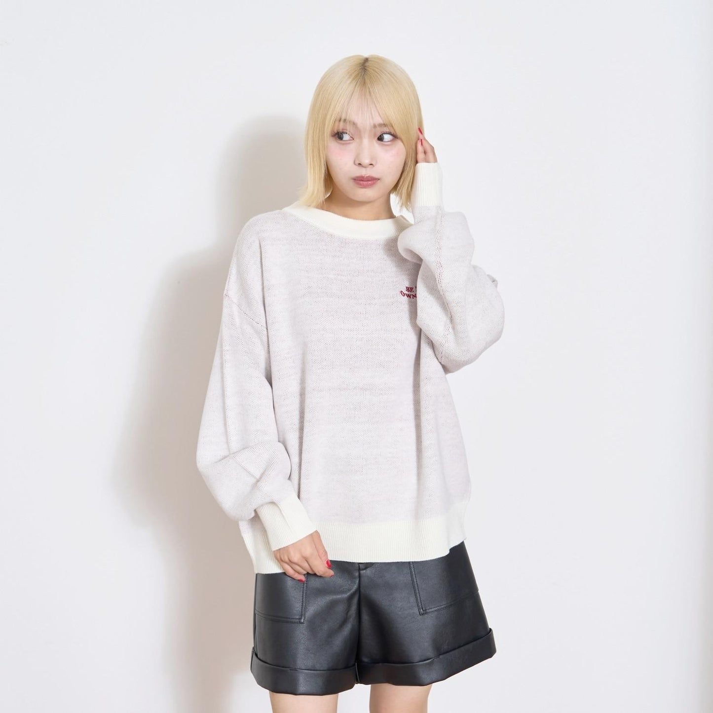 【LTXC】仿皮短褲