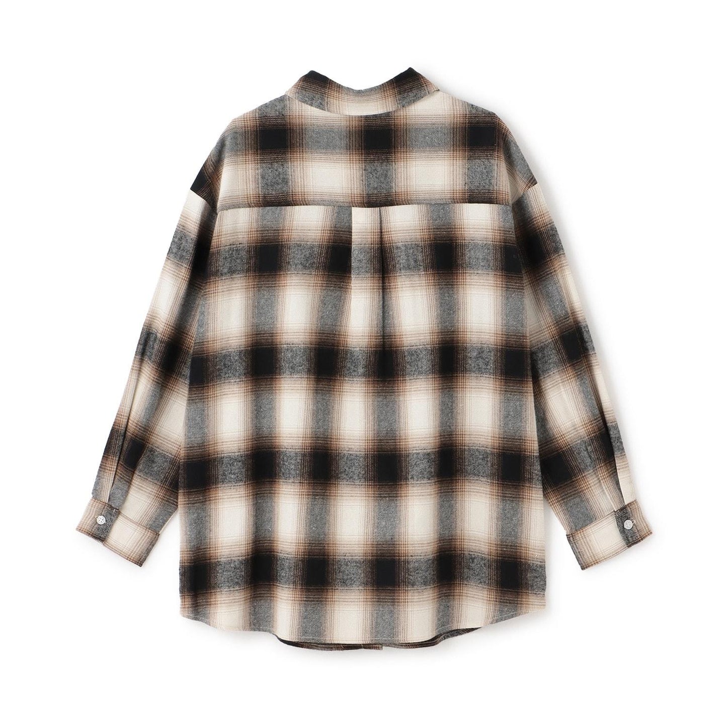 【LTXC】【100%純棉】格紋寬鬆襯衫連衣裙