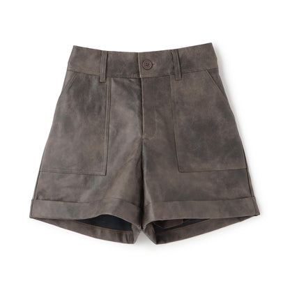 【LTXC】仿皮短褲