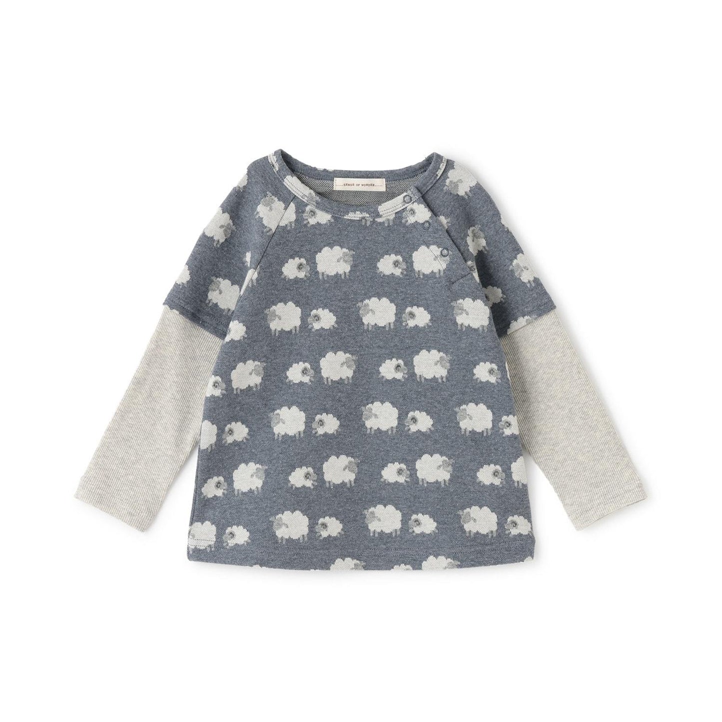 有機提花套頭衫