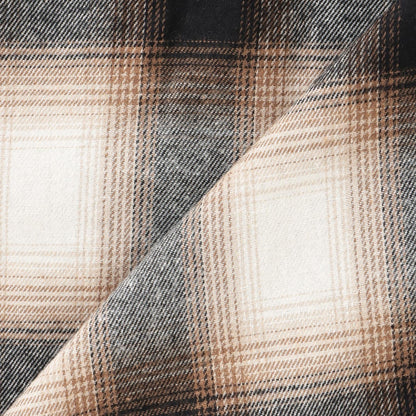 【LTXC】【100%純棉】格紋寬鬆襯衫連衣裙