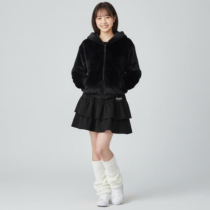【milky coast】貓耳毛絨連帽外套