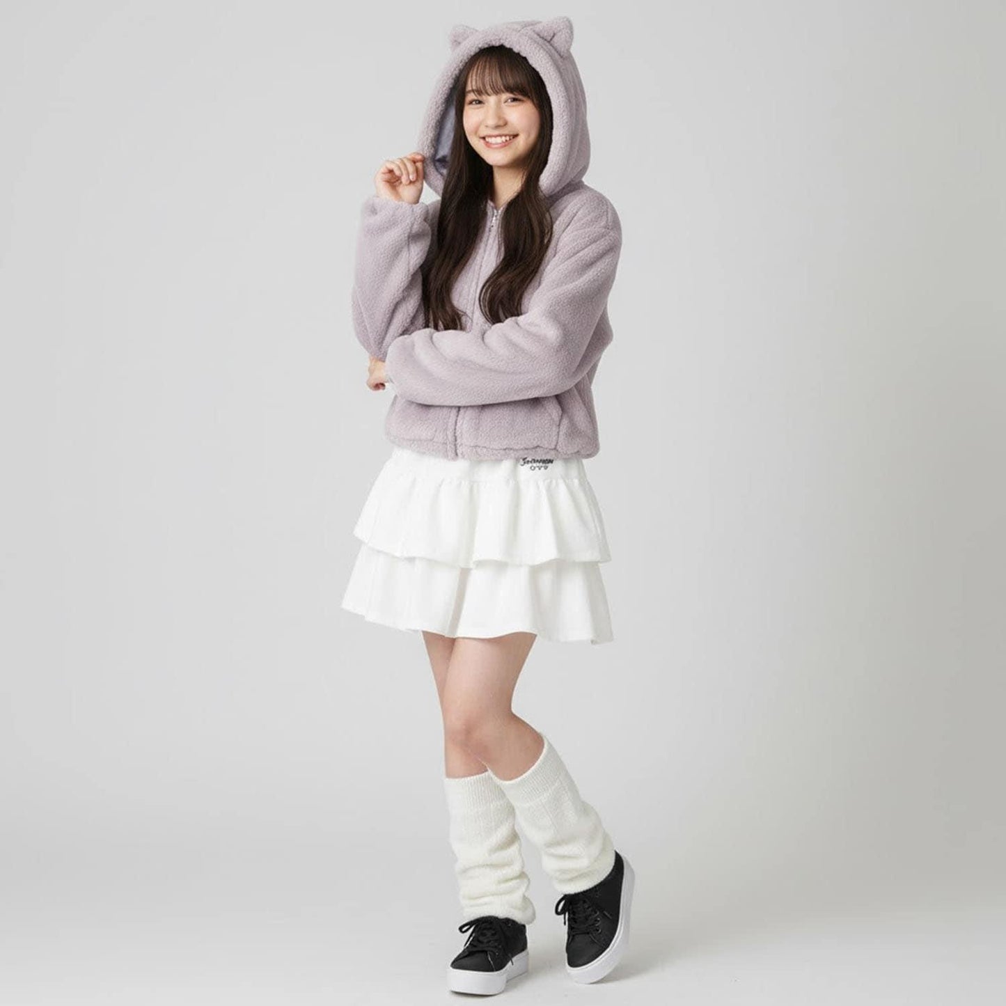 【milky coast】貓耳毛絨連帽外套