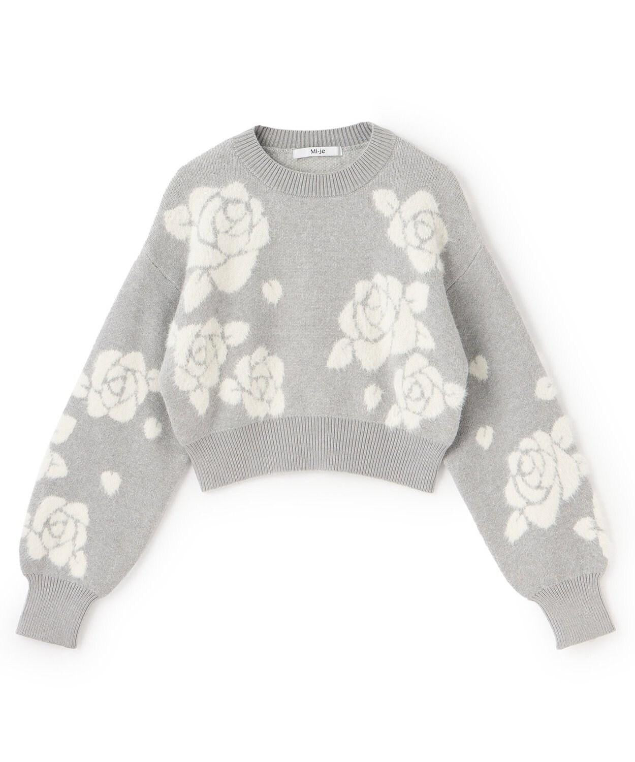 玫瑰絨毛針織衫【韓國時尚】