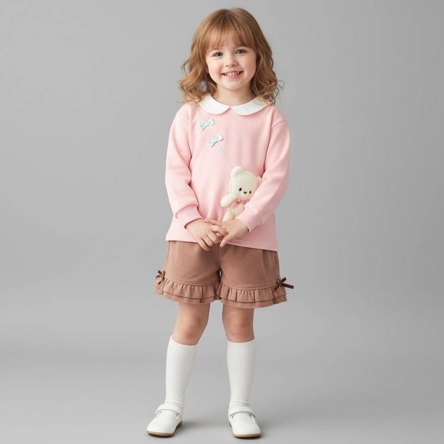 帶領熊造型斜挎包衛衣