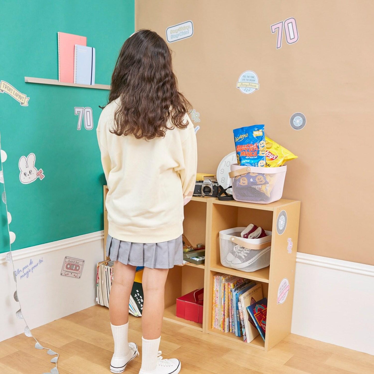 【Trois Lapins】大字母學院風衛衣