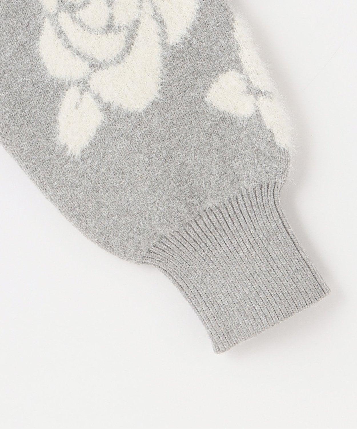 玫瑰絨毛針織衫【韓國時尚】