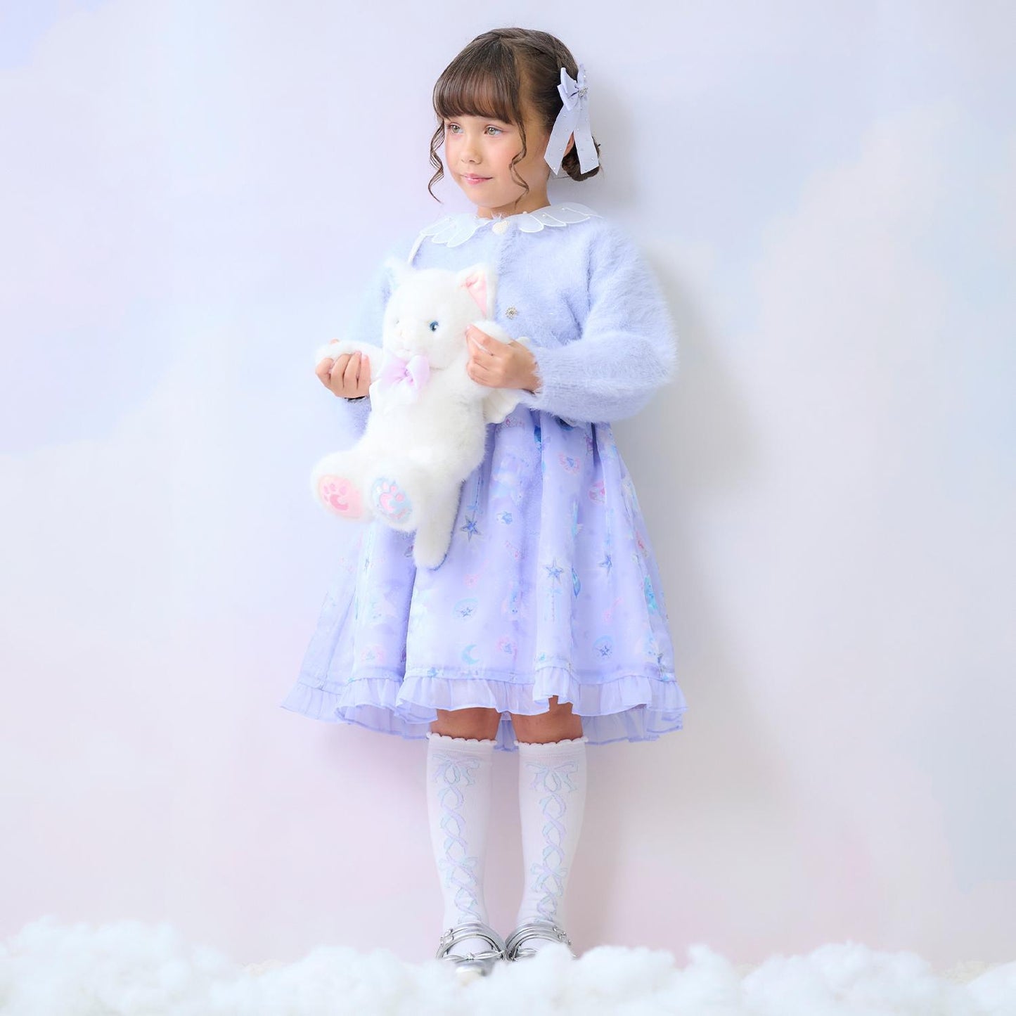 亮片長毛針織開衫