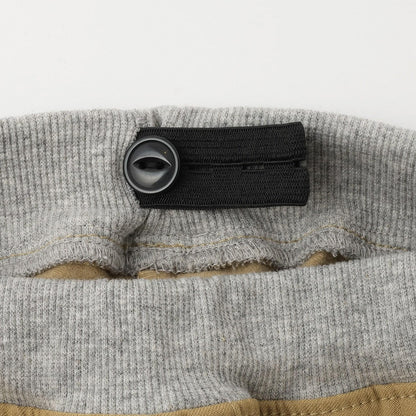 恐龍圖案翻邊長款直筒褲