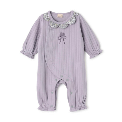 荷葉邊領連體衣