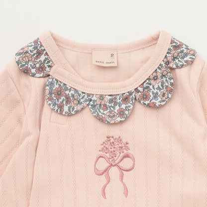 荷葉邊領連體衣