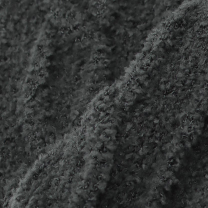 毛絨麻花編織護腿襪