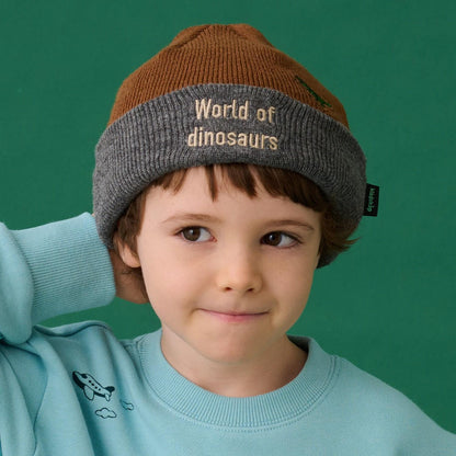 恐龍針織帽
