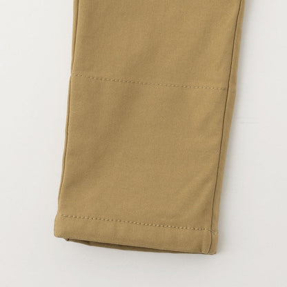 恐龍圖案翻邊長款直筒褲