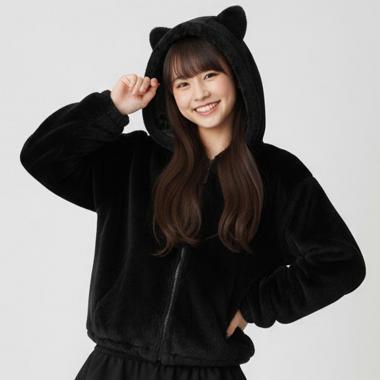 【milky coast】貓耳毛絨連帽外套