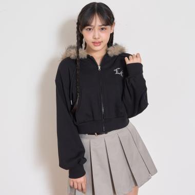 【LTXC】【可套裝】毛絨兩用拉鍊連帽衫