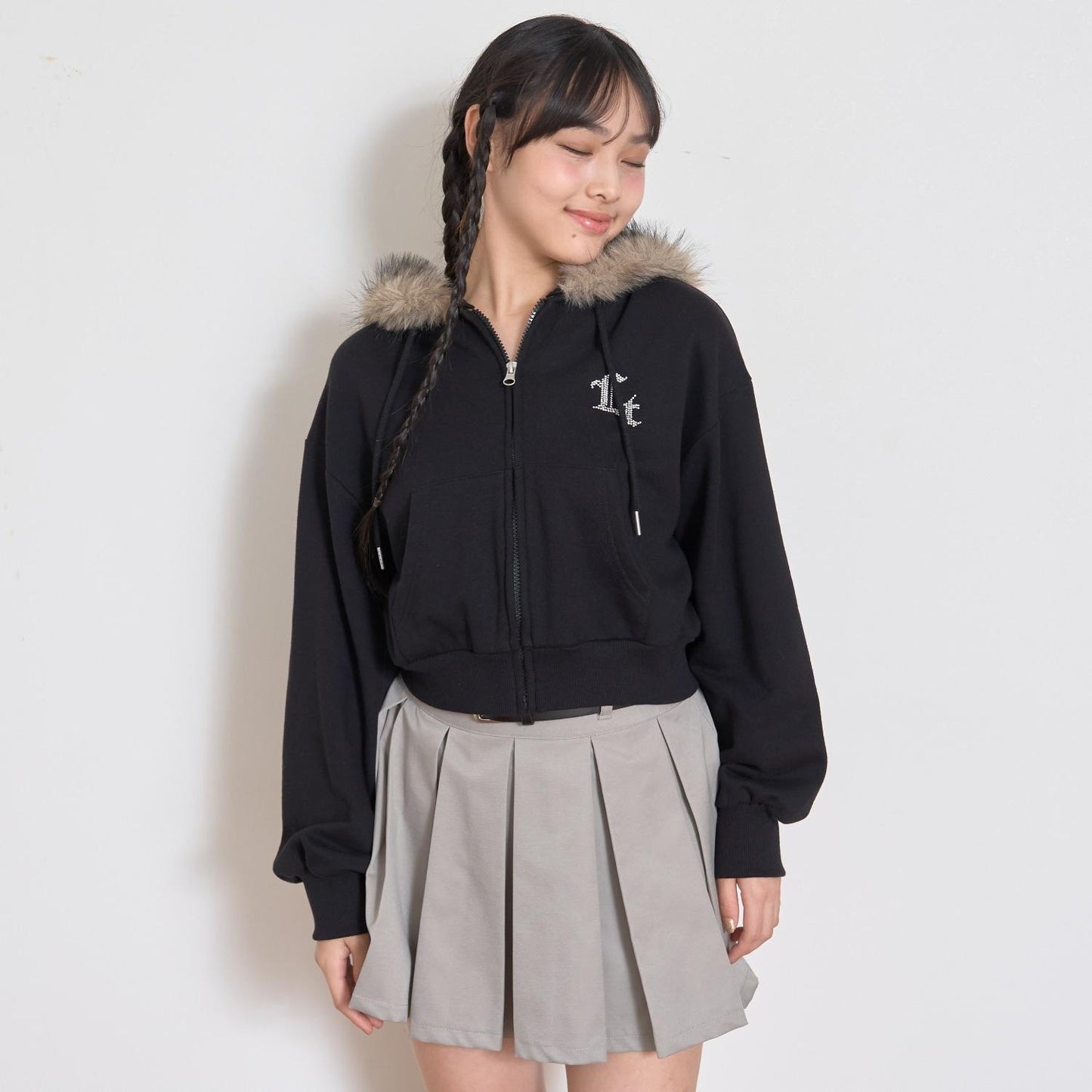 【LTXC】【可套裝】毛絨兩用拉鍊連帽衫