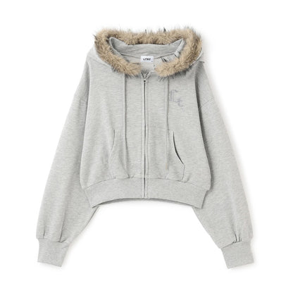 【LTXC】【可套裝】毛絨兩用拉鍊連帽衫