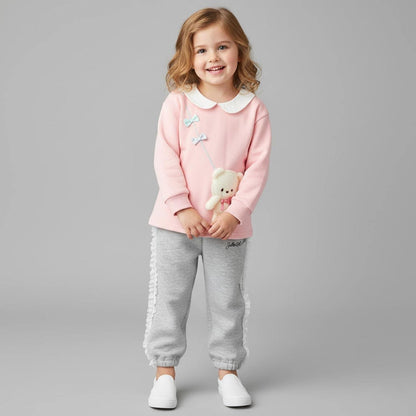 帶領熊造型斜挎包衛衣