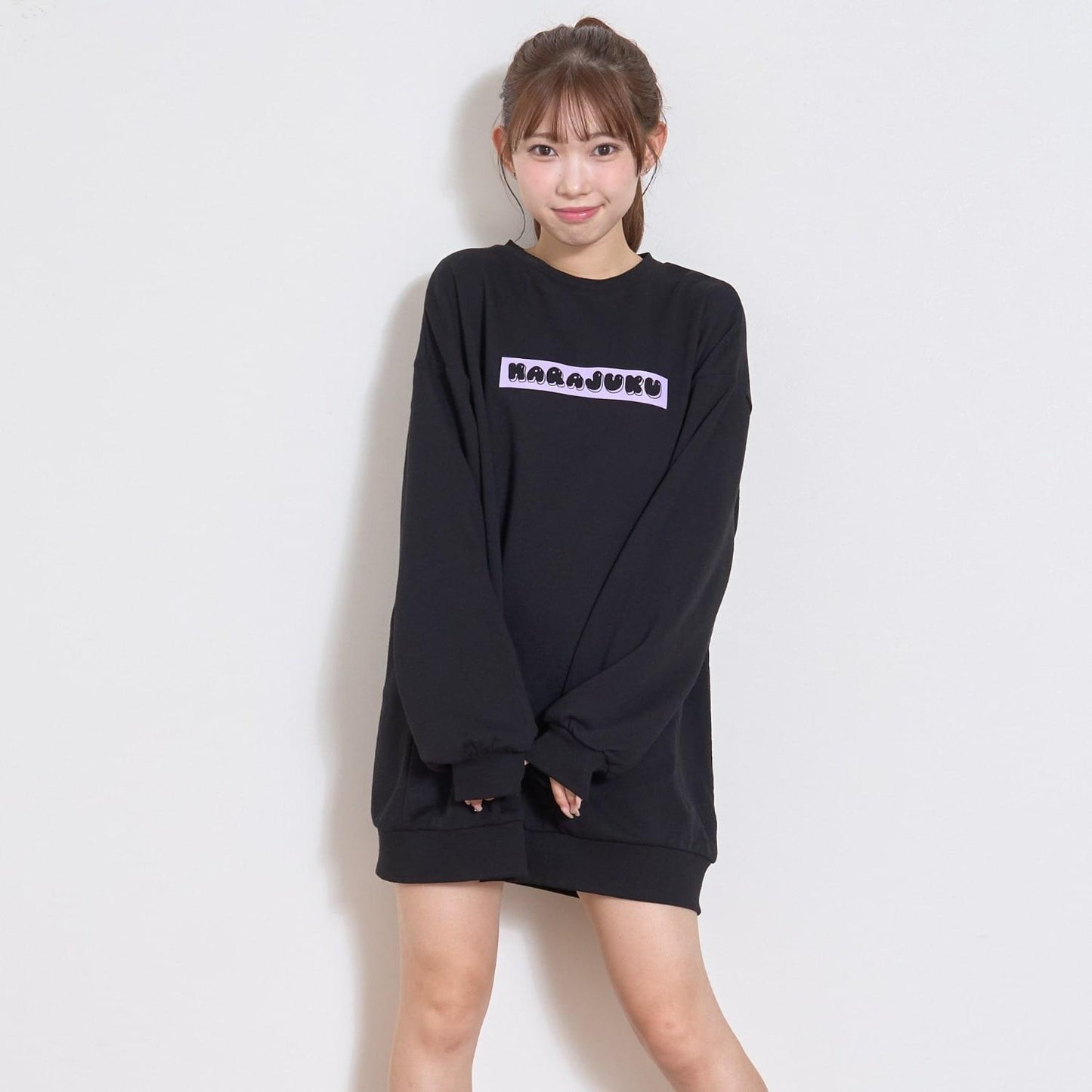 背面印花連衣裙