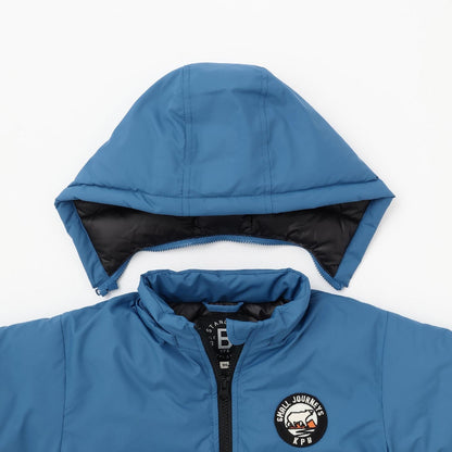 レアテック中綿夾克（袖口條紋羅紋）